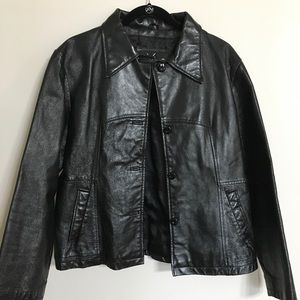 Wilsons Leather Black Jacket